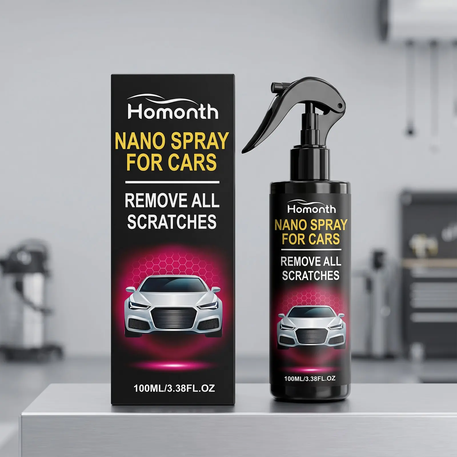 Nanometer Car Spray for Daily Cleaning, Paint Surface Care and Polishing, Convenient Spray for Easy Car Maintenance, Essential Car Care Tool