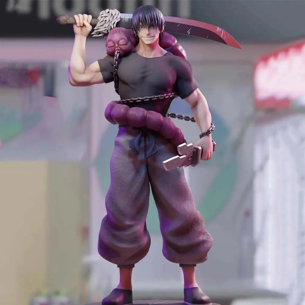 JJK Anime Fushiguro Toji Figure Fushiguro Toji Action Figures Fushiguro Toji Figurine Doll PVC Model Toy Collection Statue Gifts