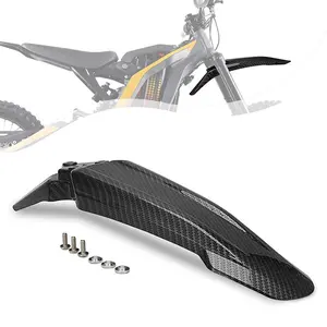 Sur Ron Front Fender Simulated Carbon Fiber Mudguard Mud Guard for Surron Light Bee Sur Ron S X X160 X260 Electric Dirt Bike Motor Parts Accessories