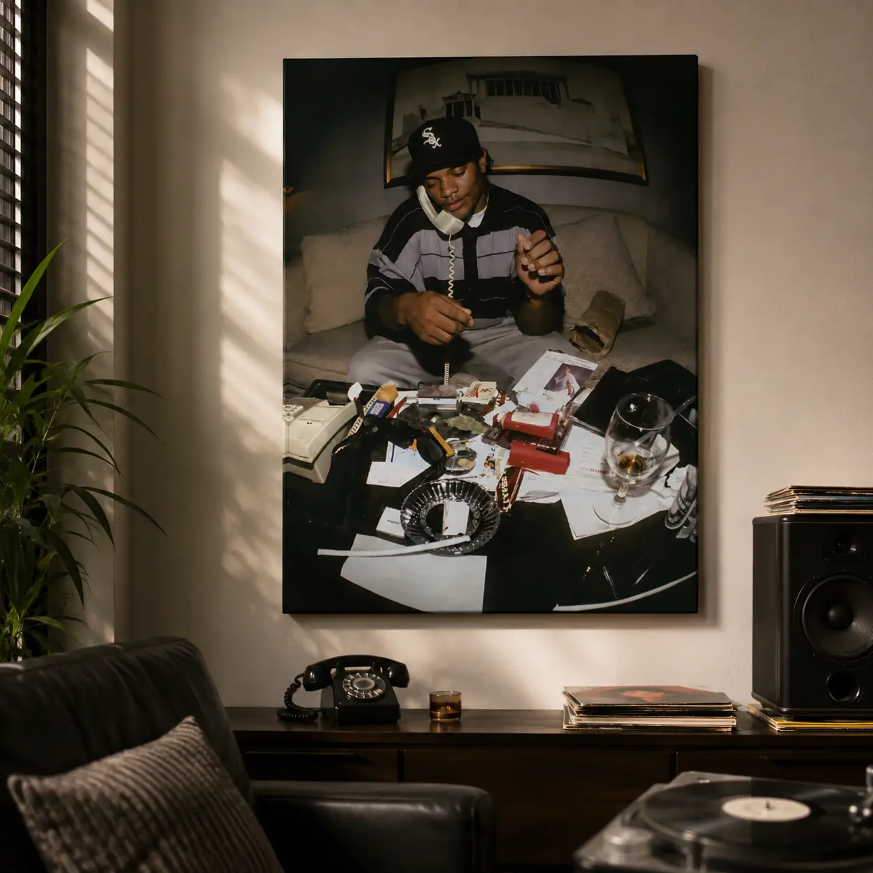 90s Rap Canvas Poster |   Vintage Hip Hop Wall Art for Bedroom, Dorm & Living Room