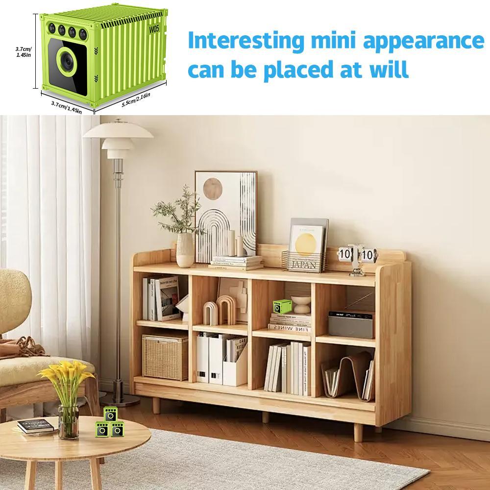 2K Dual-Band WiFi Window Camera, No-Drill Glass Mount, Clear Outdoor View, Color Night Vision, Easy Setup, Compact Indoor Camera for Home & Apartment, Smart Recording Device with 32GB Memory Card