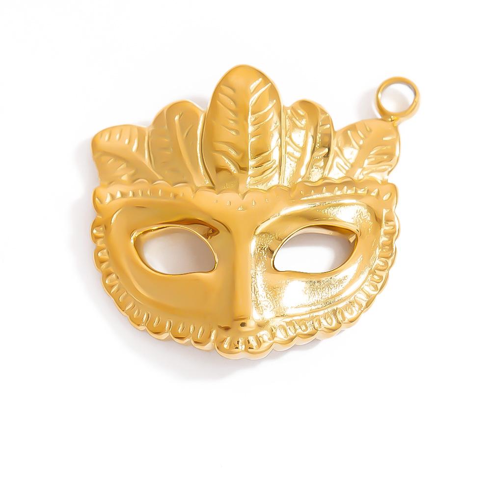 Titanium steel DIY jewelry accessories, stainless steel necklaces, bracelets, pendants, 18K gold pendants, accessories, and ornaments