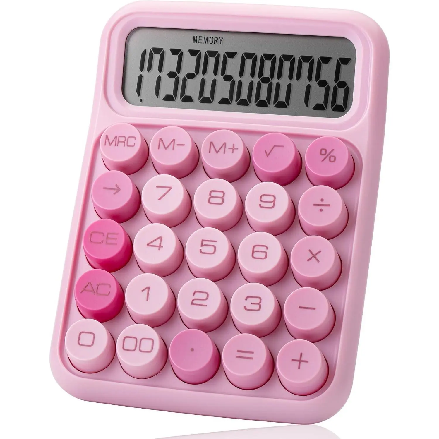 - Mechanical  Calculator, 12 Digit Large LCD Display,  | With Big Buttons, Mechanical  Calculator for , School, Office