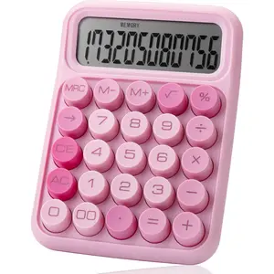 - Mechanical  Calculator, 12 Digit Large LCD Display,  | With Big Buttons, Mechanical  Calculator for , School, Office