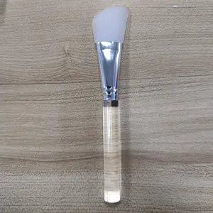 Transparent Handle Silicone Brush, Makeup Brush, Mask Brush, Foundation Brush, Mud Mask Tool, Bubble Brush, Flat Head Brush