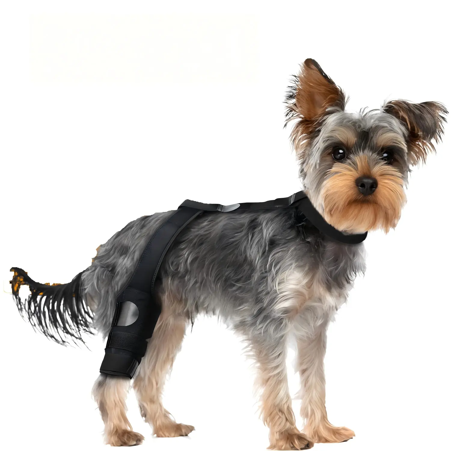 Dog Hind Leg Knee Support Strap for Canine Rehabilitation, Pet Leg Joint Protection Brace for Injury Recovery, Adjustable Dog Leg Protector for Large Medium Small Dogs