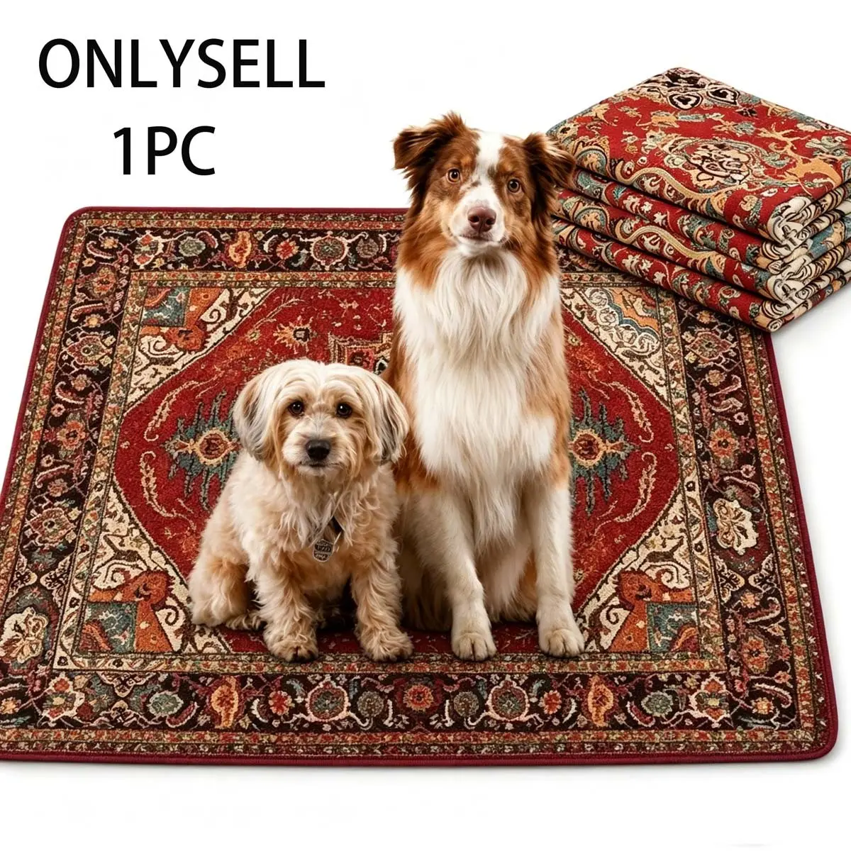 Reusable Dog Pee Pad, Large Size, Super Absorbent Pet Training Mat, Leak-Proof Non-Slip, for Puppies and Senior Dogs