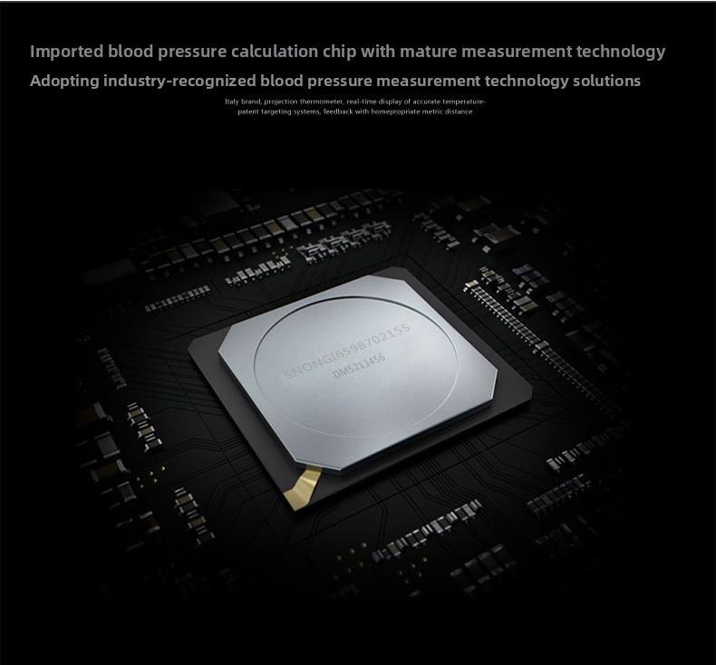 Fully Automatic Upper Arm Blood Pressure Monitor with Heart Rate Detection - Home & Medical Use  Intelligent Voice Broadcast