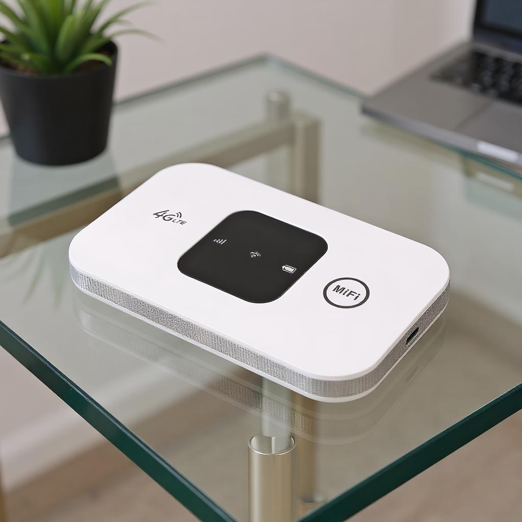 SENN Pocket WiFi Router 2025 - High Speed 4G LTE Mobile Hotspot, Instant Setup for iPhone Android Laptop, Long Battery, Compact White