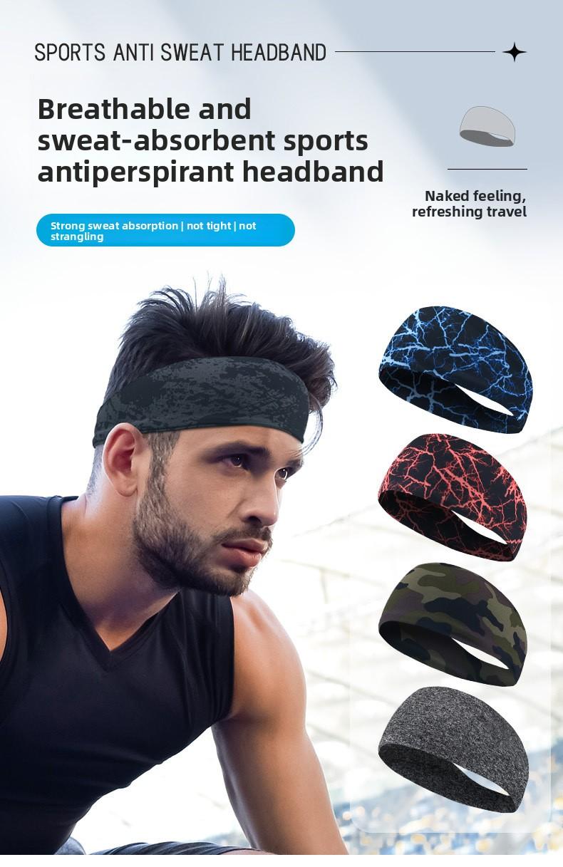 Sports Hair Belt Sweat Guide Belt Lycra Breathable Running Cycling Yoga Dance Fitness Antiperspirant Belt basketball accessories