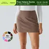 【Creator‘s Pick】Halara High Waisted Invisible Zipper 2-in-1 Mini A-line Corduroy Casual Skirt