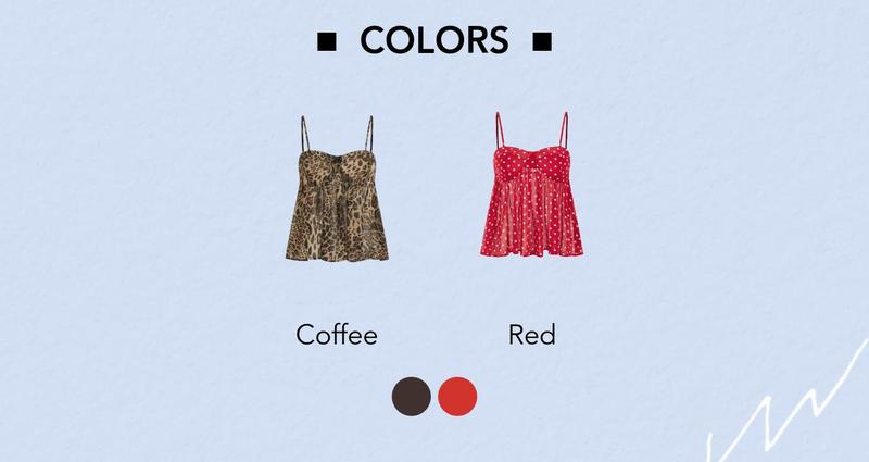 Cider Square Neck Leopard Bowknot Cami Top