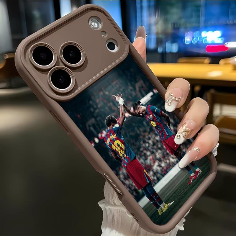 World Cup Yamal Soft&Flexible TPU Silicone Phone Case For iPhone 17 Pro Max AIR 16 15 14 13 12 11 Plus XSMAX Cases Durable|Shockproof|Full Camera Protection|Anti-Scratch|Anti-Fingerprint|Slim Fit|Gift For Girlfriend/Men/Women