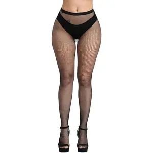 Womens Fishnet Tights High Waist Mesh Fish Net Stockings Pantyhose