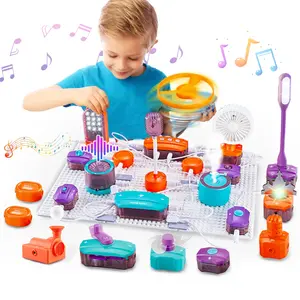 Kids Science Circuit Kit - 150+ DIY Electronics Projects, STEM Learning Educational Toy, Fun Physics Experiments for Ages 6+