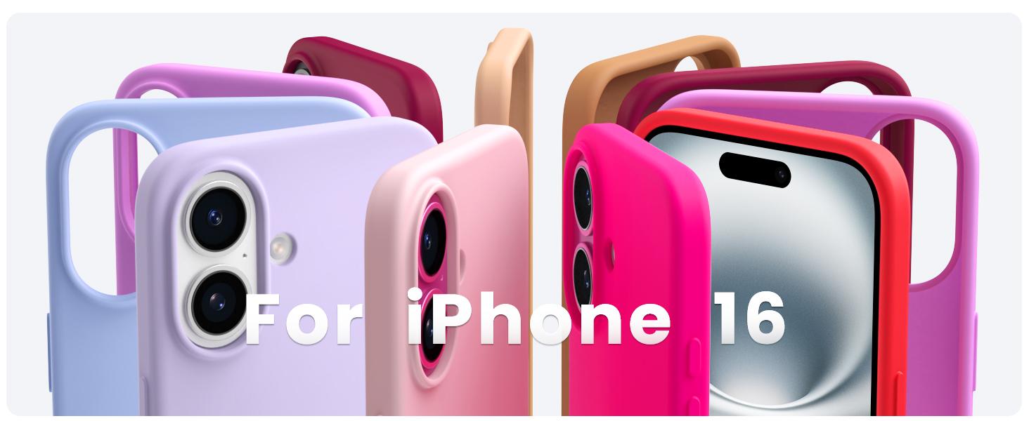 ORNARTO Compatible with iPhone 16 Case 6.1", Slim Liquid Silicone 3 Layers Full Covered Soft Gel Rubber Shockproof Phone Case, Protective Cover with Anti-Scratch Microfiber Lining-Chalk Pink ORNARTO Compatible with iPhone 16 Case 6.1", Slim Liquid Silicone 3 Layers Full Covered Soft Gel Rubber Shockproof Phone Case, Protective Cover with Anti-Scratch Microfiber Lining-Chalk Pink