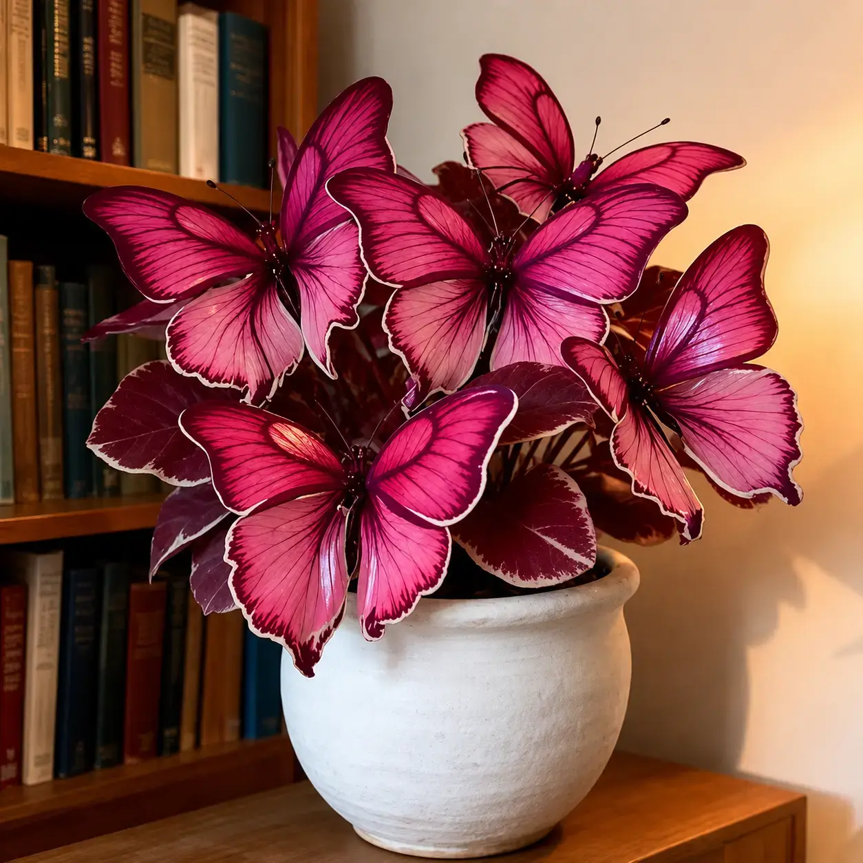 800 Pink Butterfly Hosta Seeds – Vibrant Ornamental Foliage Seeds for Indoor Pots, Shade Garden & Home Decor