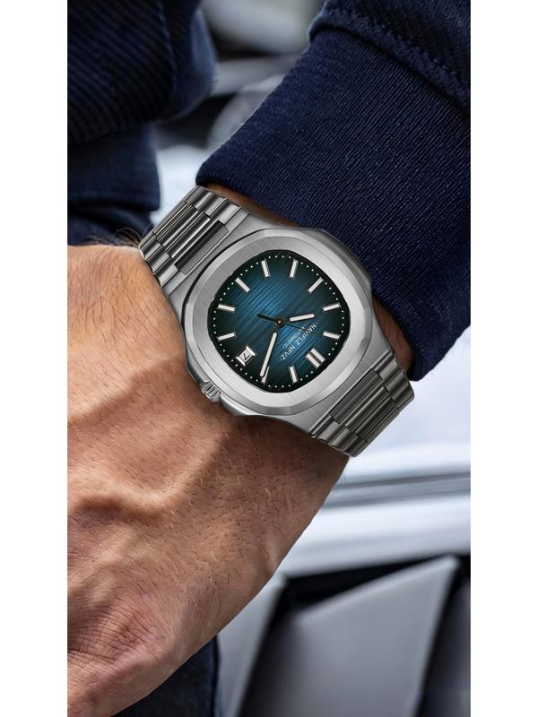 NAVIFLZ NFVZ High Quality Top Luxury Man Watch Sports Waterproof Luminous Date Men Wristwatch Square Dial Automatic Mechanical