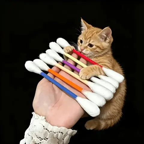 6-Piece Filled Cat Kittens Toy Set, Interactive Play for Teething Relief, Reduces Boredom, Supports Dental Health, Perfect Gift for Cat Lovers, Battery-Free