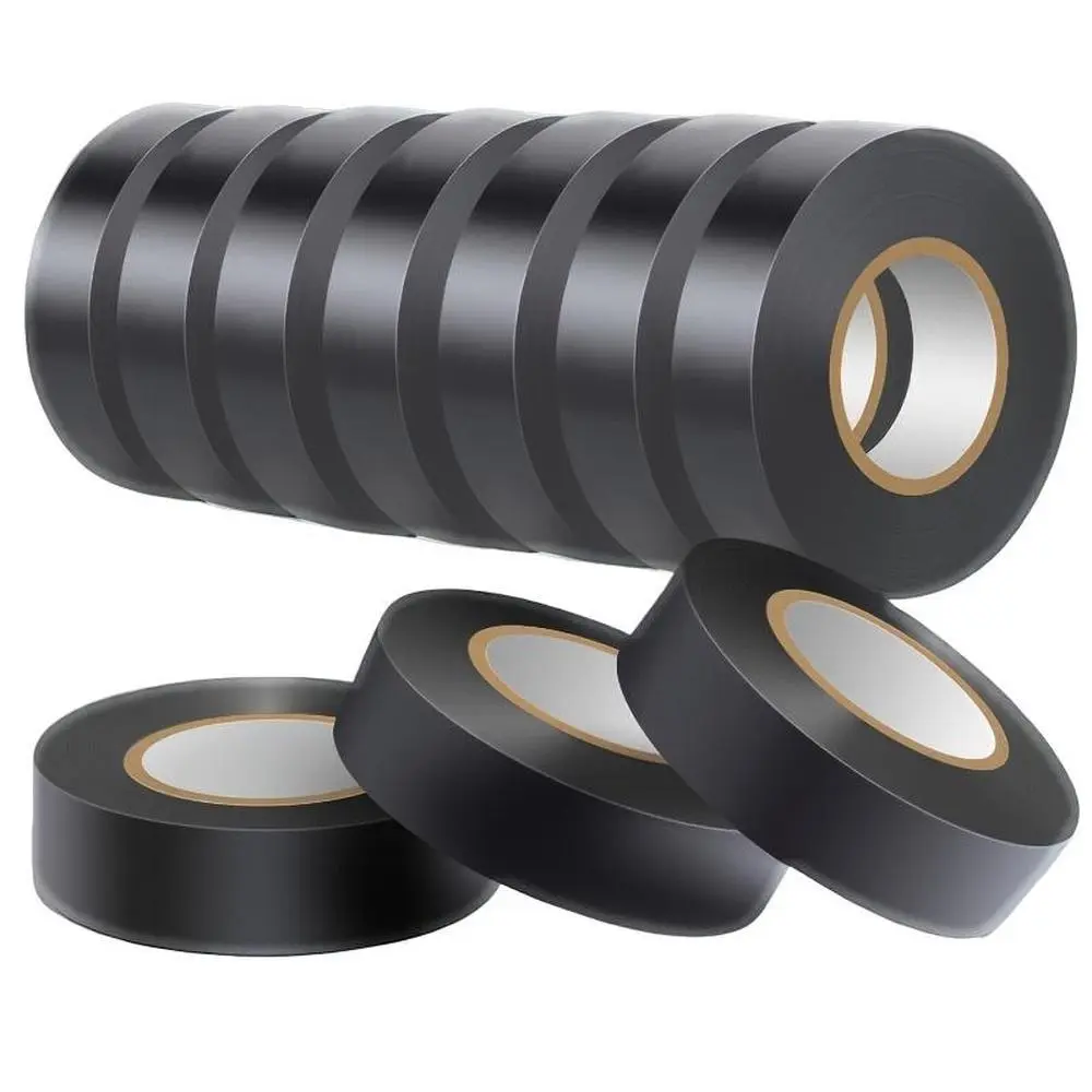 Electrical Essential! Yitap 10 Roll Insulation Seal Tape, Heavy Duty Tape, Bulk Packaging, High Temperature Resistant, Heat Resistant, Moisture Proof, Strong Adhesive, High Adhesion, Wire Harness Tape, Cable Wrap