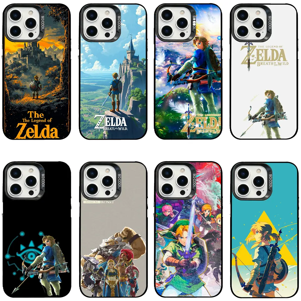 Popular Hot Game The Legend of Zelda Link Shockproof Phone Case for iPhone 11/12/13/14/15/16/17 Pro Max Pro Plus & Samsung S23/S24/S25/S26 Ultra Plus Great Gift for Adventure Game Fans