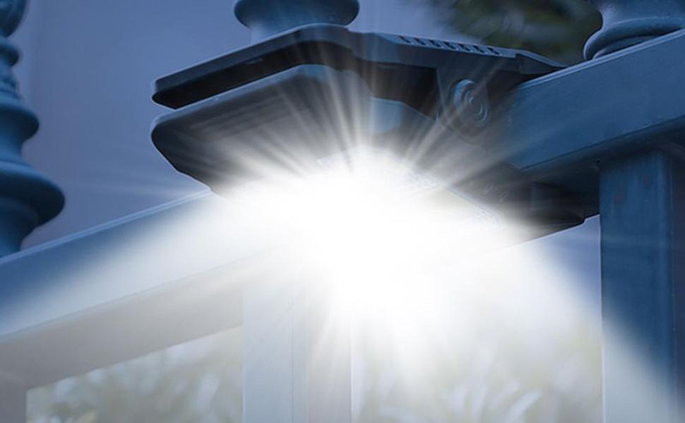 Solar Clip Lights – Motion Activated Outdoor Fixtures, Patio Fence Clip-On Solar Lamps | Weatherproof Decorative Garden Lights with Sensor Control for Grill Setup or Nighttime Security