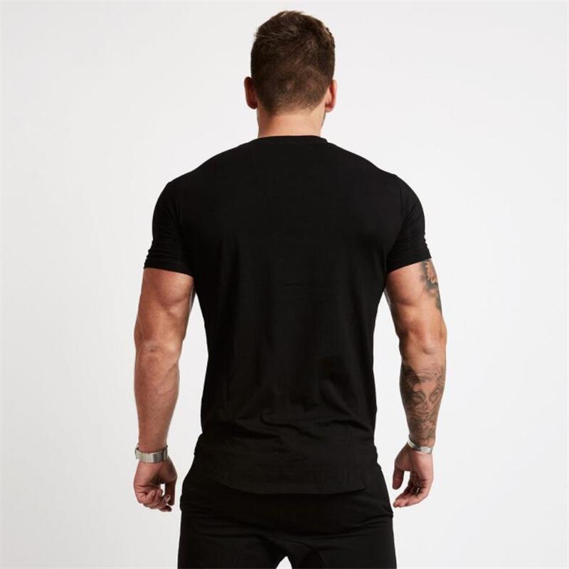 Men's Muscle Sports T-Shirts Fashion Tees Tops Short Sleeve Athletic Workout Gym Clohting Slim Fit T Shirts for Men