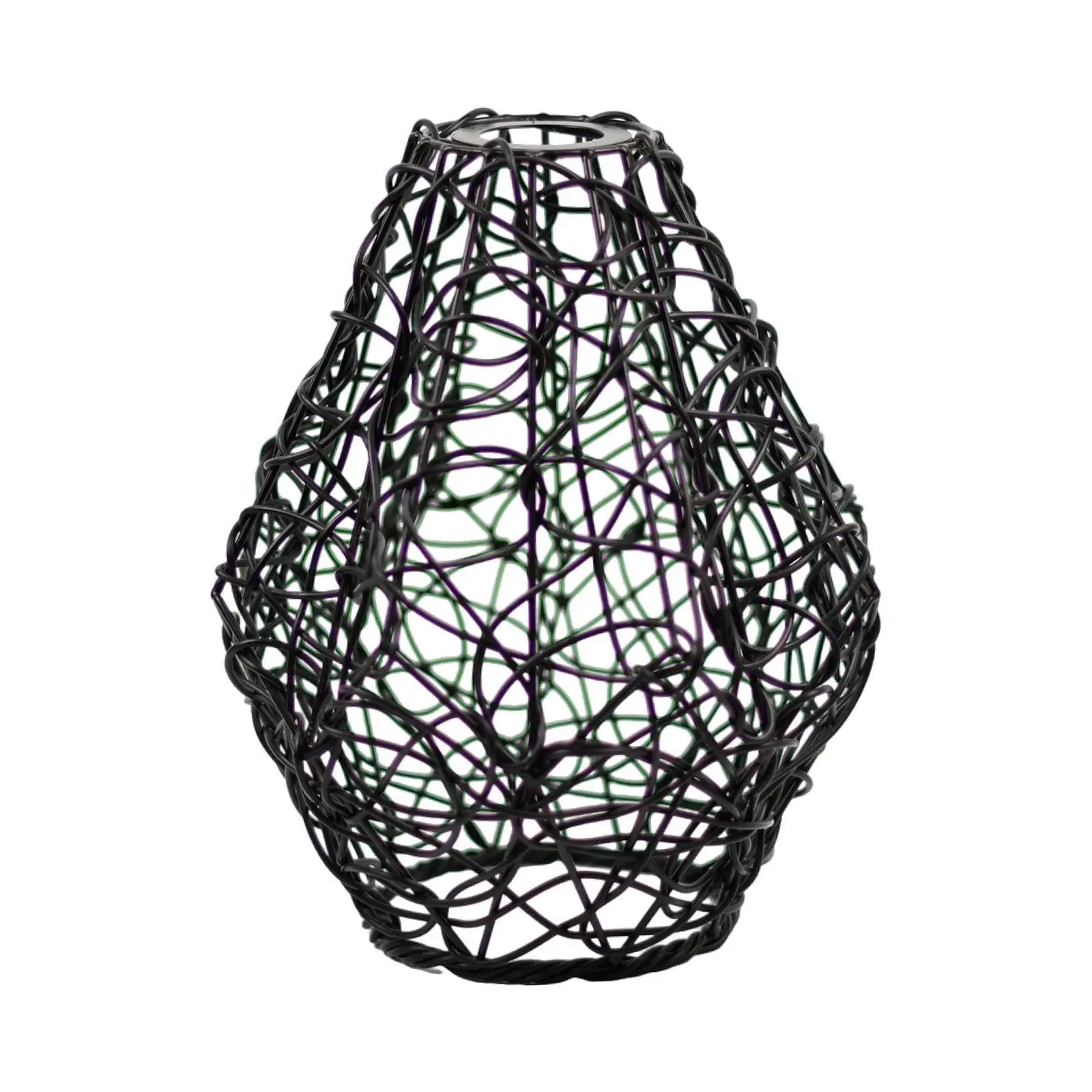 Iron Art Lampshade Light Cover Rustic Boho Bulb Cage for Dining Room Bedroom Outdoor
