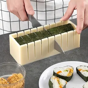 1 Set Sushi Mold Set, High Quality Bento Additions, Easy to Use Seaweed Rice Ball Maker, Reusable Kitchen Tool, Ideal for Meal Prep