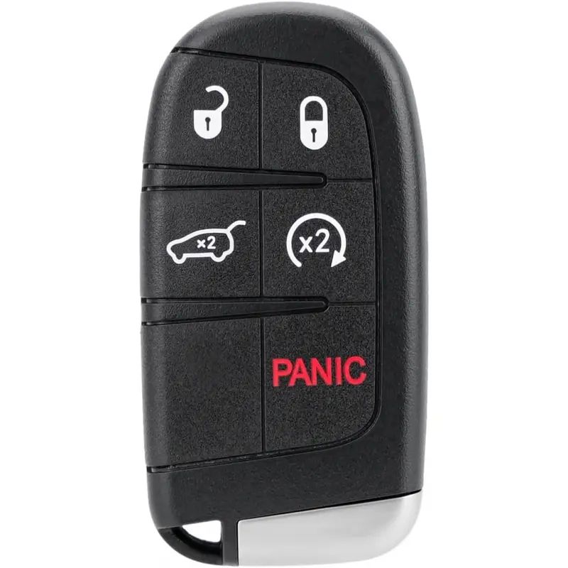 Car Key Fob Keyless Entry Remote Replacement, 68143505 Transmitter Fits 2014-2021 Vehicle Models, Plastic
