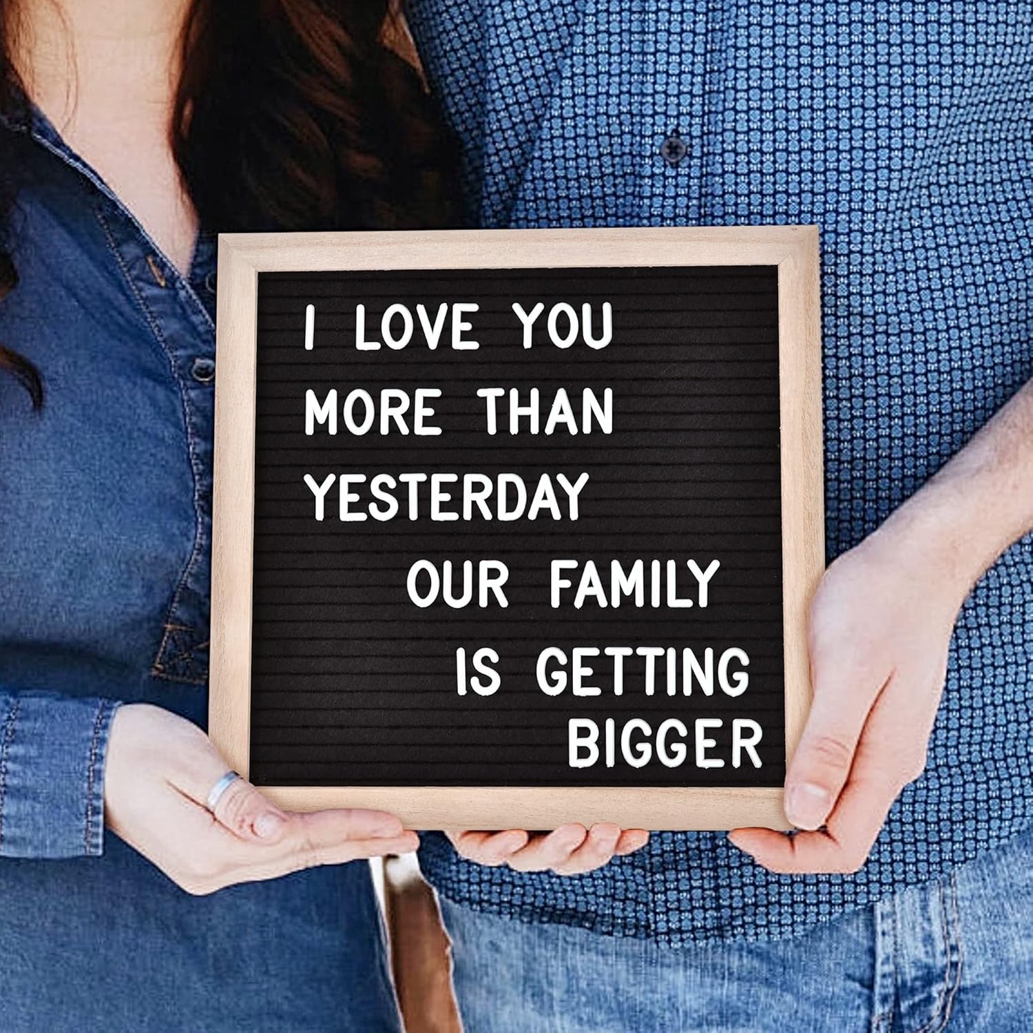 Felt Letter Board with 294 Letters, Numbers & Symbols - 10 x 10 inch Changeable Message Board with Wooden Frame Wall Mount Hook, Black & Felt Letter Board with 294 Letters, Numbers & Symbols - 10 x 10 inch Changeable Message Board with Wooden Frame Wall Mount Hook, Black &