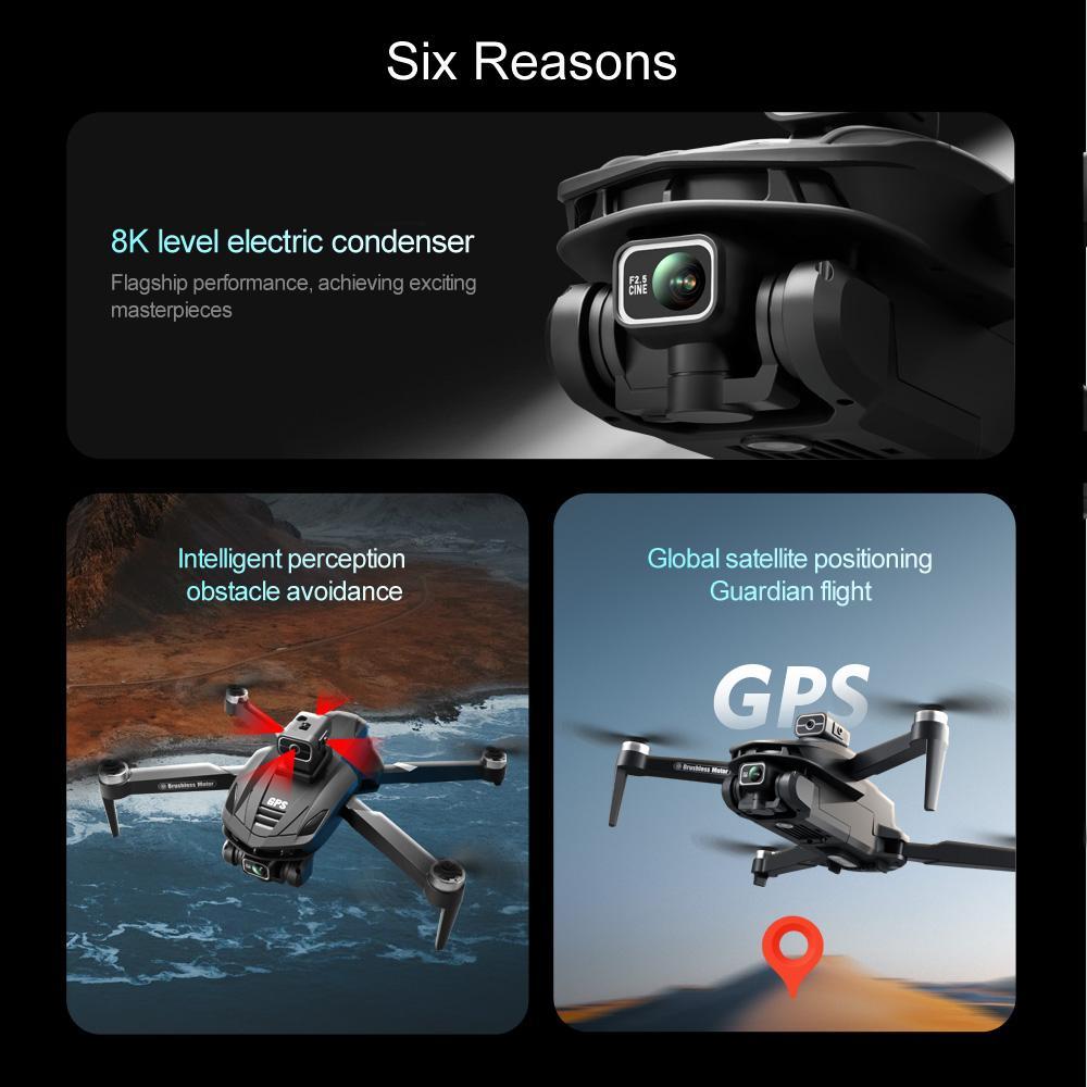 2026 New Year Gift GPS drone 5G drone with 4.5in screen controller optical flow visual hover increased stability and Easy Control