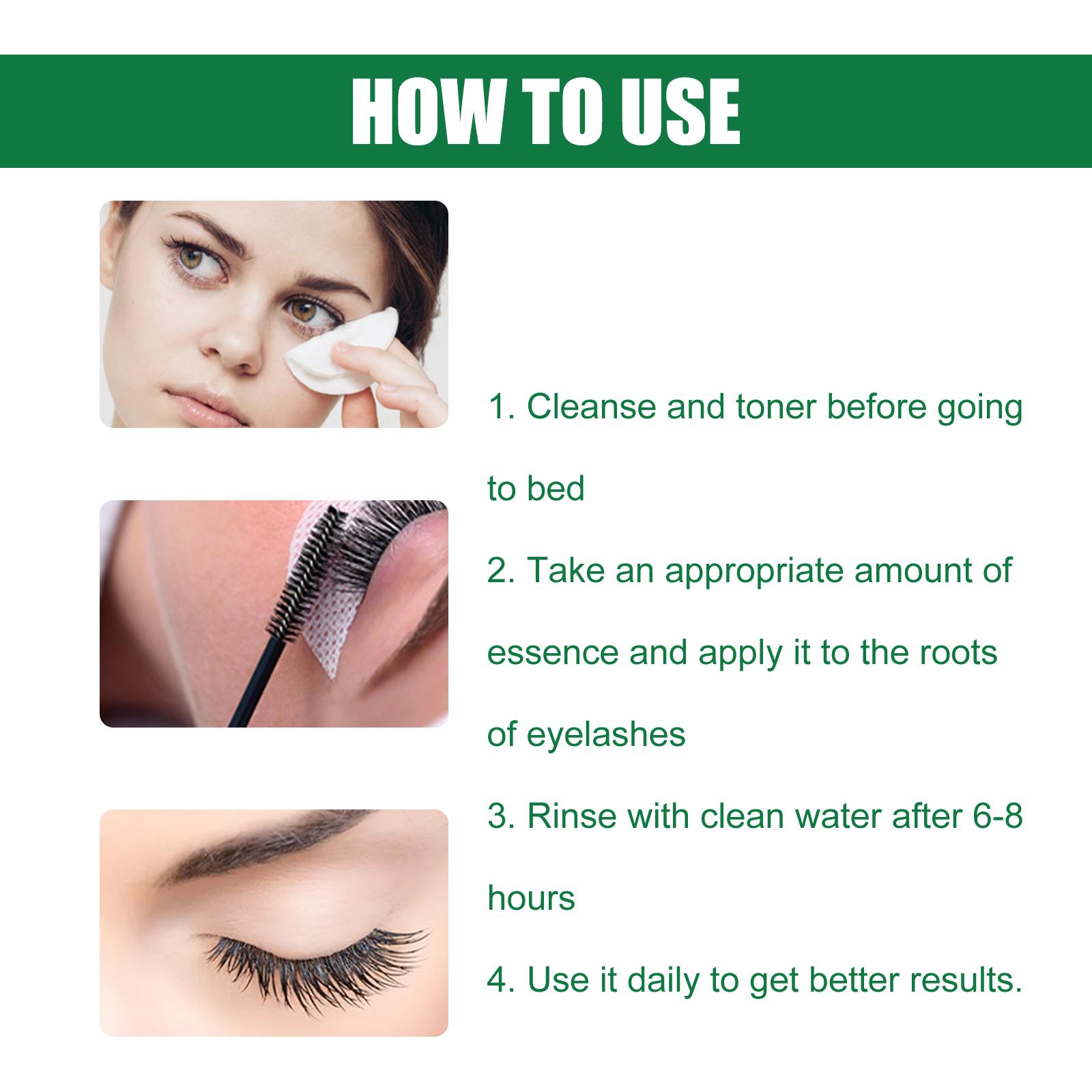 West&Month Mild Care Strengthening Eyelash Serum, Volute Thick Black Beautiful Slender Natural Gentle Not Easy To Stain Mascara