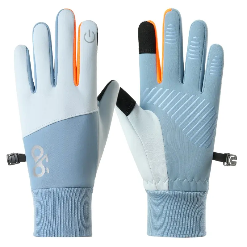 Warm Gloves D460, Outdoor Sports Gear, Fall Winter Cycling, Snow Play, Boys Girls 6-16 Years, Unisex, Fleece Lined
