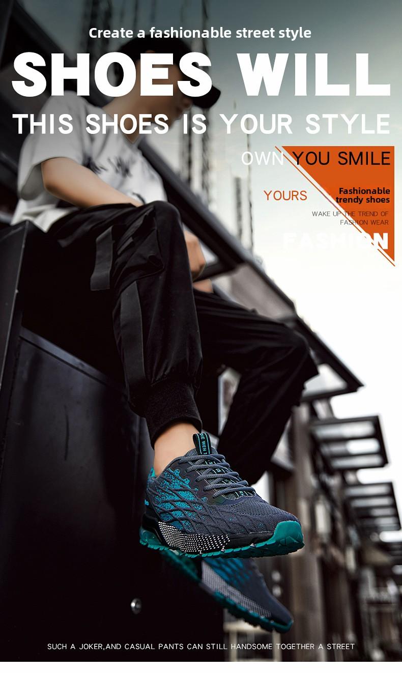 Mesler Men's Sporty Solid RoundToe Laces Trainers, Fashionable Lace UpFront Mesh Breathable Comfortable Sports Air Running Shoes Sporty Lightweight Breathable Running Shoes For Exercise & Daily Wear