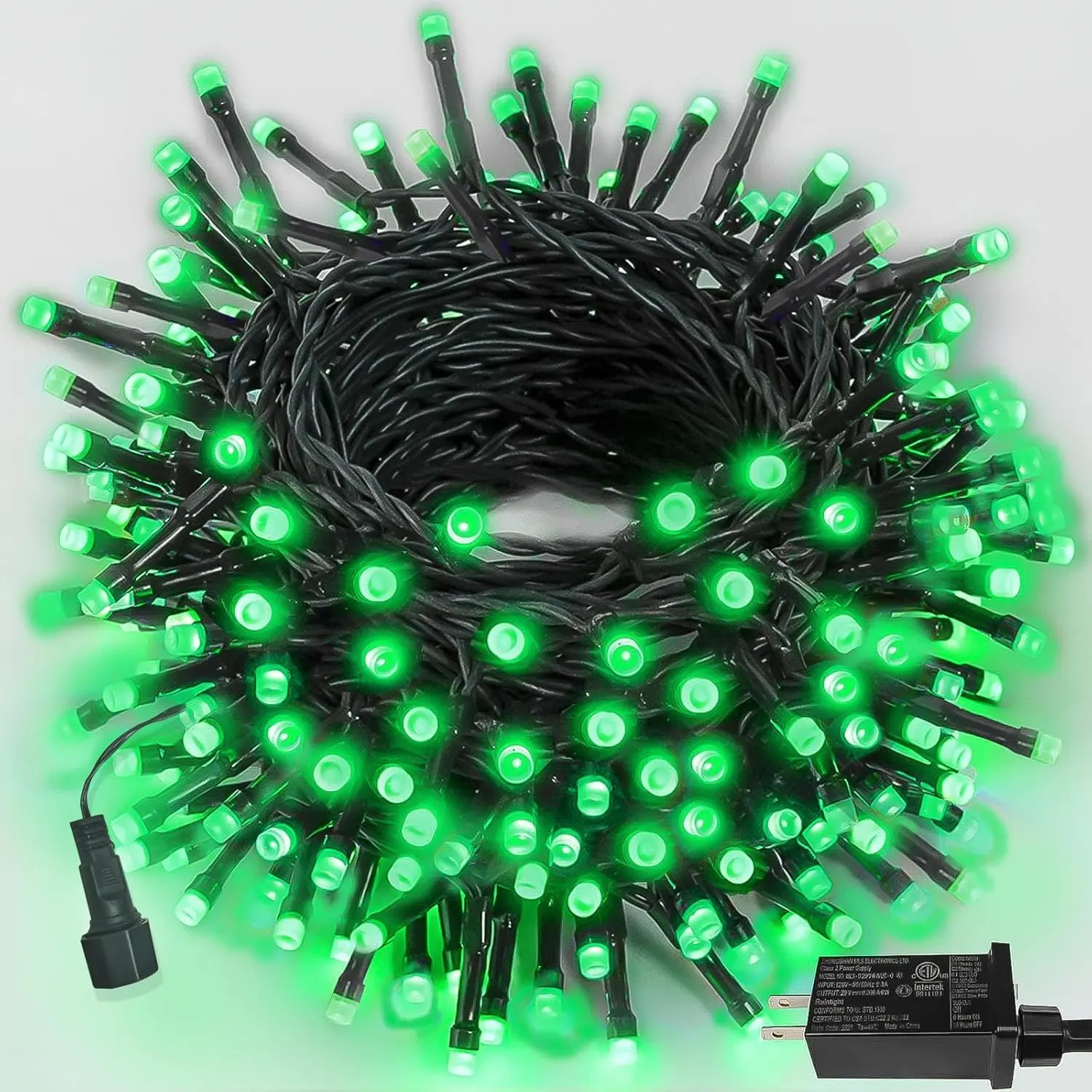 75.8 FT 200 LED Green Christmas String Lights Outdoor & Indoor, Memory Function & Timer & 8 Modes, Extendable Ultra Bright Green Wire Waterproof Mini Lights  Christmas Tree Yard Holiday Party Decor