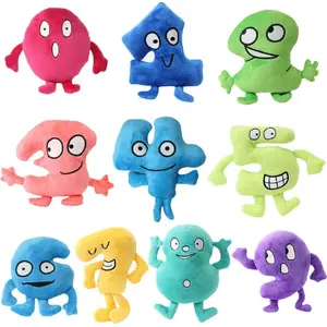 New Arrival Battle For Dream Island Plush Toy BFDI One Two Four X Stuffed Animal Soft Doll Clock Button Waffle Ball Fan Kid Gift