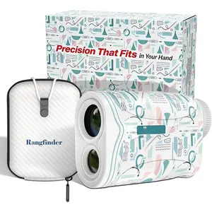 Range Finder Golf Rangefinder with Slope, 1200 Yards Golf Range Finder, 6X Magnification, Flag Locking Vibration,  Accessories for Golfer