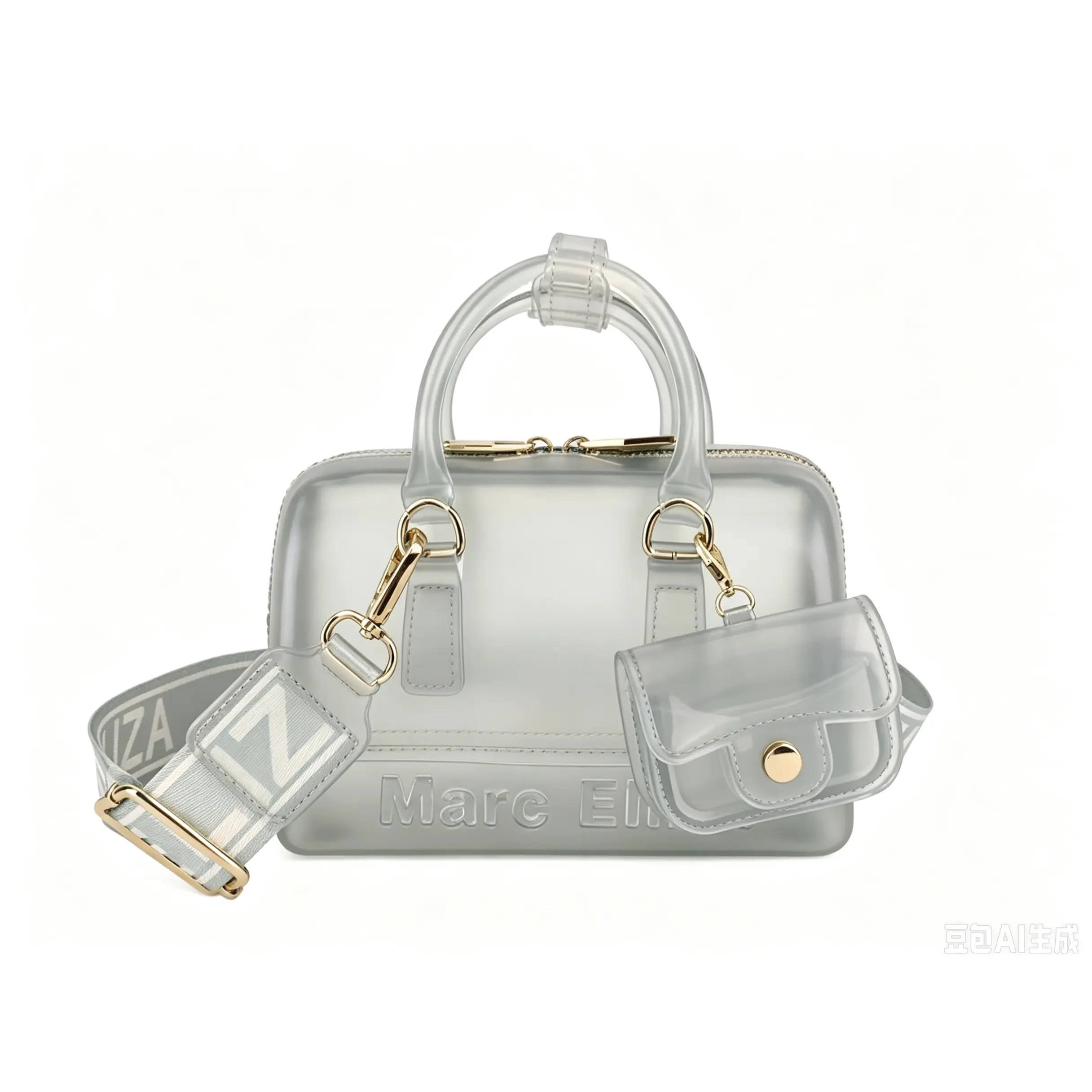 Jelly Handbag Pillow Case Fashionable textured single shoulder and crossbody bag