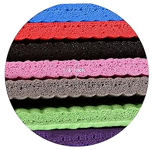 All Purpose 1/4-Inch High Density Anti-Tear Exercise Yoga Mat with Carrying Strap, Multiple Colors