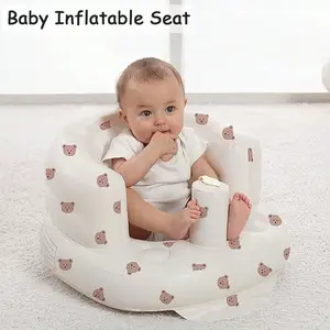 Inflatable Floor Seat, Shower Chair Floor Seat, Back Support Sofa, Comfortable and Durable Design, Ideal for Home Use