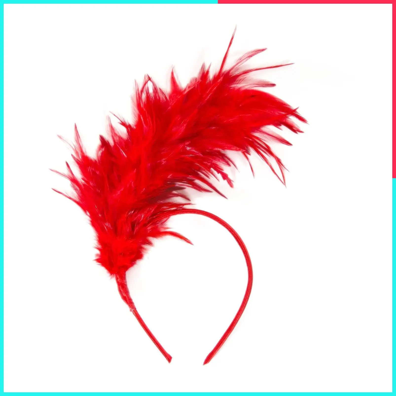 Elegant Feather Headband for Tea Party, Cocktail, and Weddings - Fashion Hair Accessory