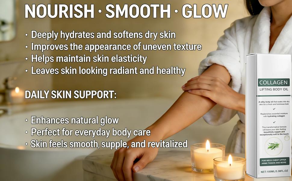 Collagen Oil, Collagen Magic Body Oil Firming 3.38 fl.oz