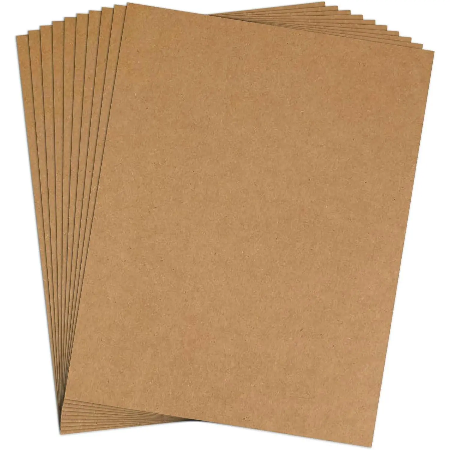 110lb  Cardstock 8.5 x 11 Thick Cardstock,  24 Sheets Brown Card Stock for Invitations, Menus, Poster, DIY Card(300 GSM)