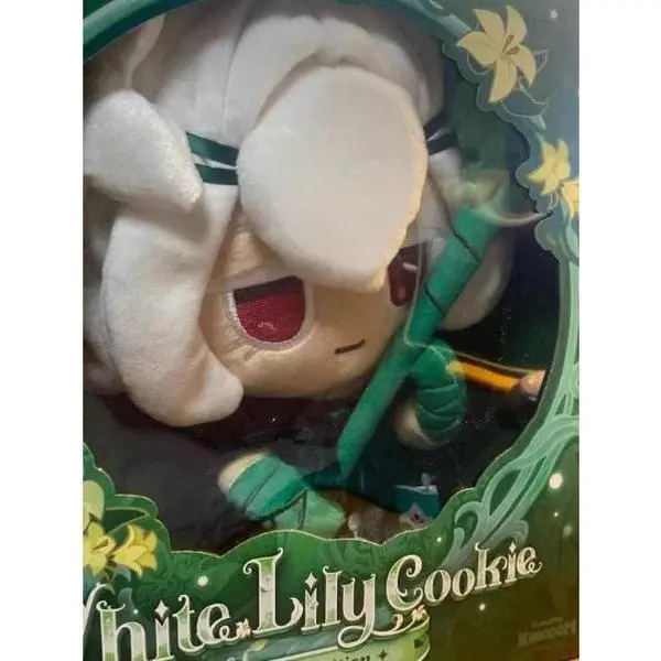 Cookie Run Kingdom White Lily Plush Toy Wind Archer Cookie Shadow Milk Cookie Plush Toy Pure Vanilla Plushie Doll Merch Goods