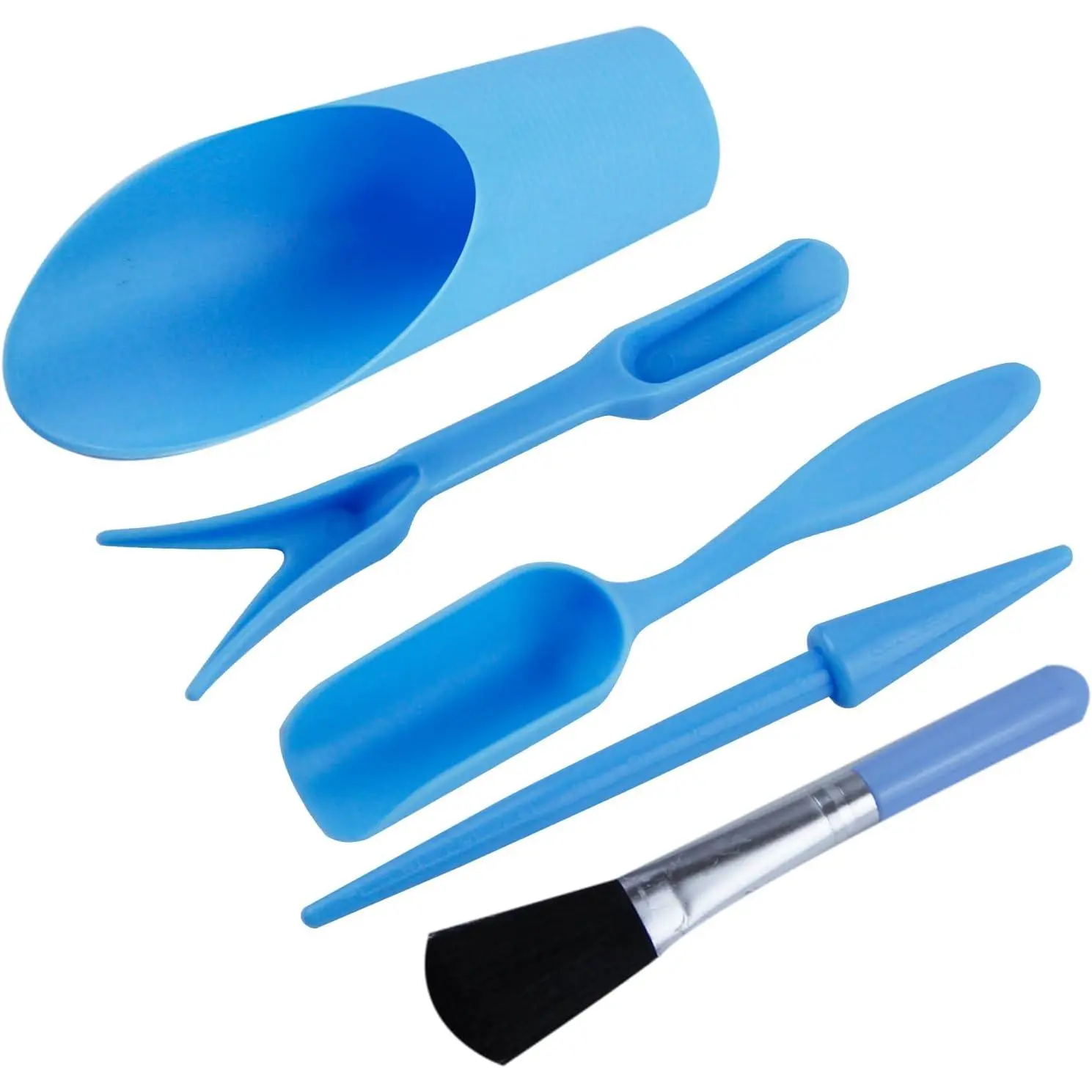 5 count Mini Garden Tool Set Hand Tools Succulent Tools Transplanting Tools Set Succulent Care Plastic Kit Bonsai Potting Soil Indoor for Succulent Miniature  Gardening for Flower Planting