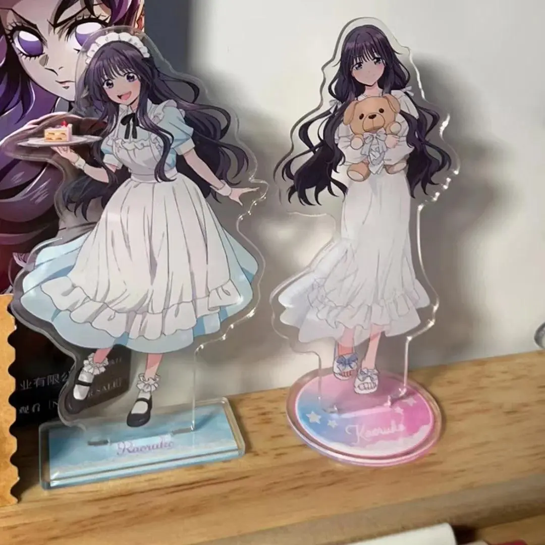 Anime "Kaoru Hana wa Rin to Saku: The Fragrant Flower Blooms with Dignity" Cosplay Standing Plate, 10cm Collectibles, Party Gift Home Ornament Accessory