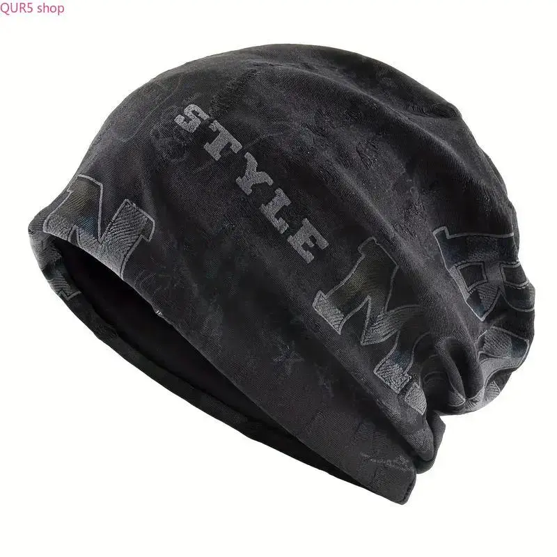 Unisex Lightweight Slouchy Knitted Beanie Hat, Black & White Available Casual Skull Cap, Versatile Headwear For Spring Daily Looks, Beach Outfits | tiktokshopspringglowup SpringStatements Trendy Accessory For Men Women