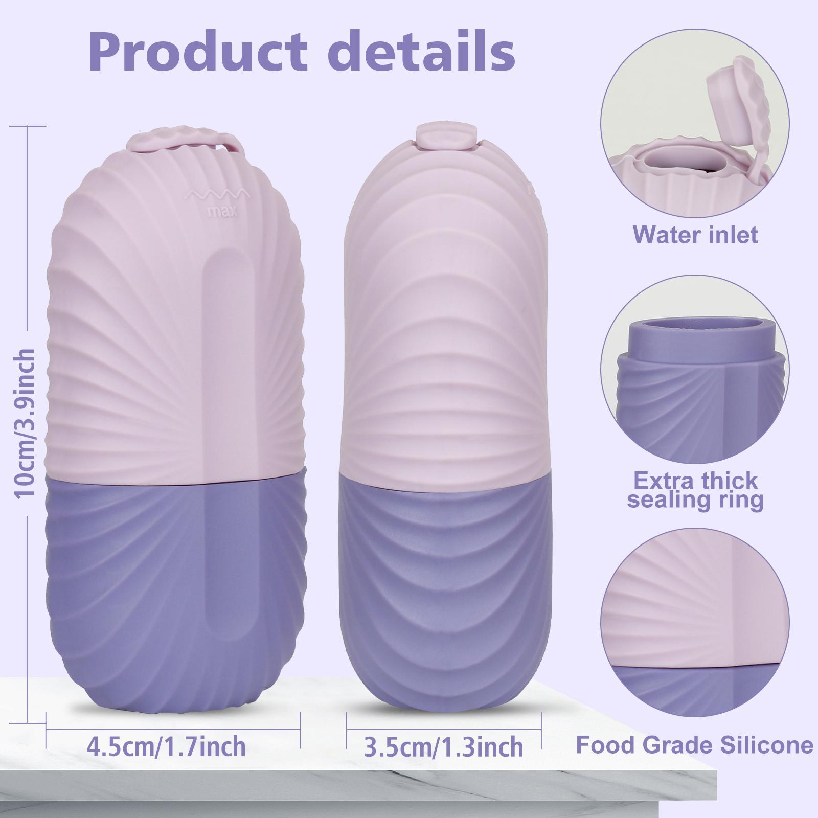 Ice Face Roller, 1 Count Reusable Silicone Ice Face Cube Massager, Facial Beauty Roller Soothing Skincare Tool for Facial Care, Facial Cleansing Instrument, Facial Beauty Massagers #GLOBAL PICKS