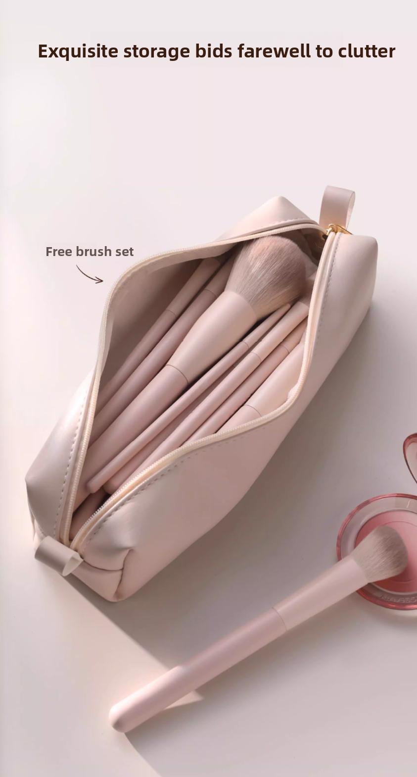 Hot-selling new product: Beginner makeup brush set for eyeshadow, blush, contouring, blending, and nose shadow - a super valuable complete set of brushes for beginners